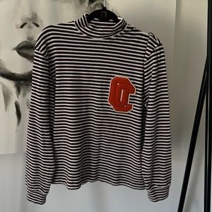 Opening ceremony new velour striped sweatshirt!